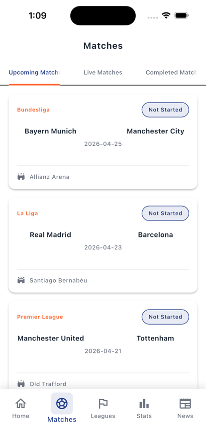 League Standings